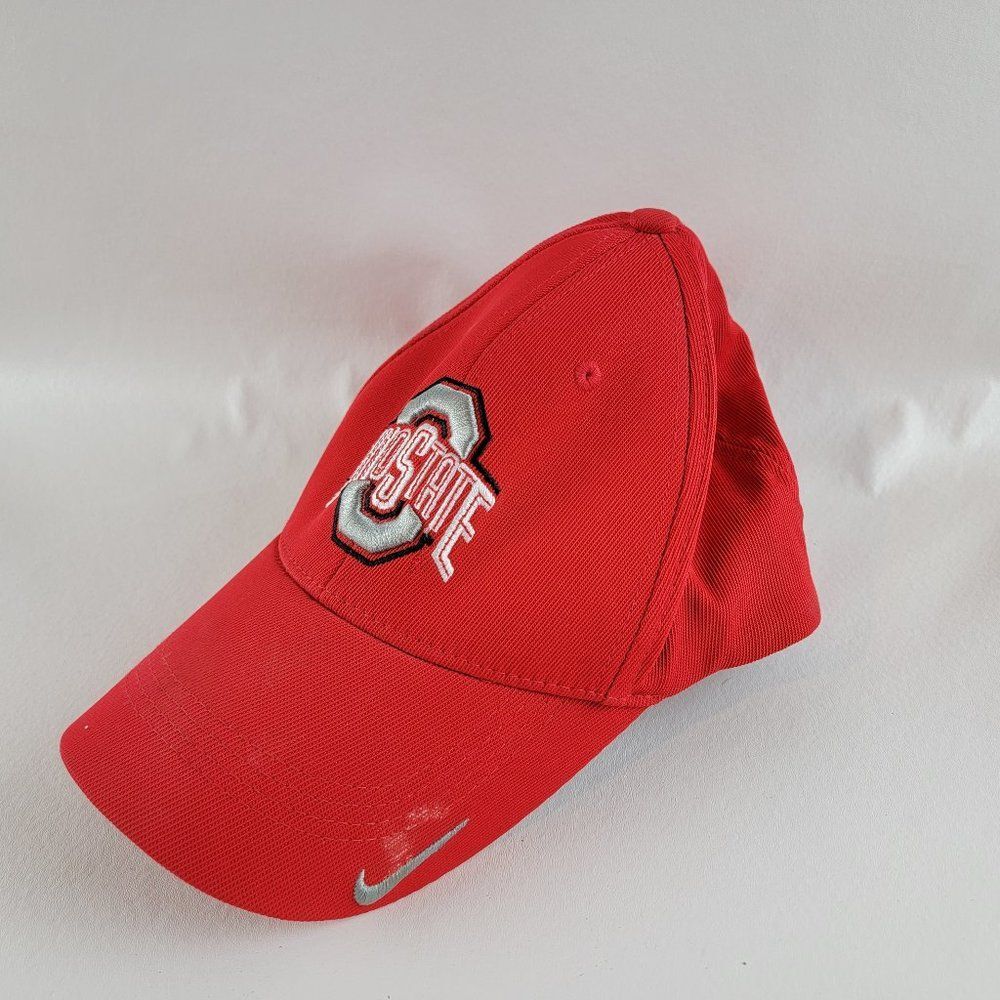 The Ohio State University Buckeyes Nike Hat Flex Fitted S M Hat Cap OSU NCAA